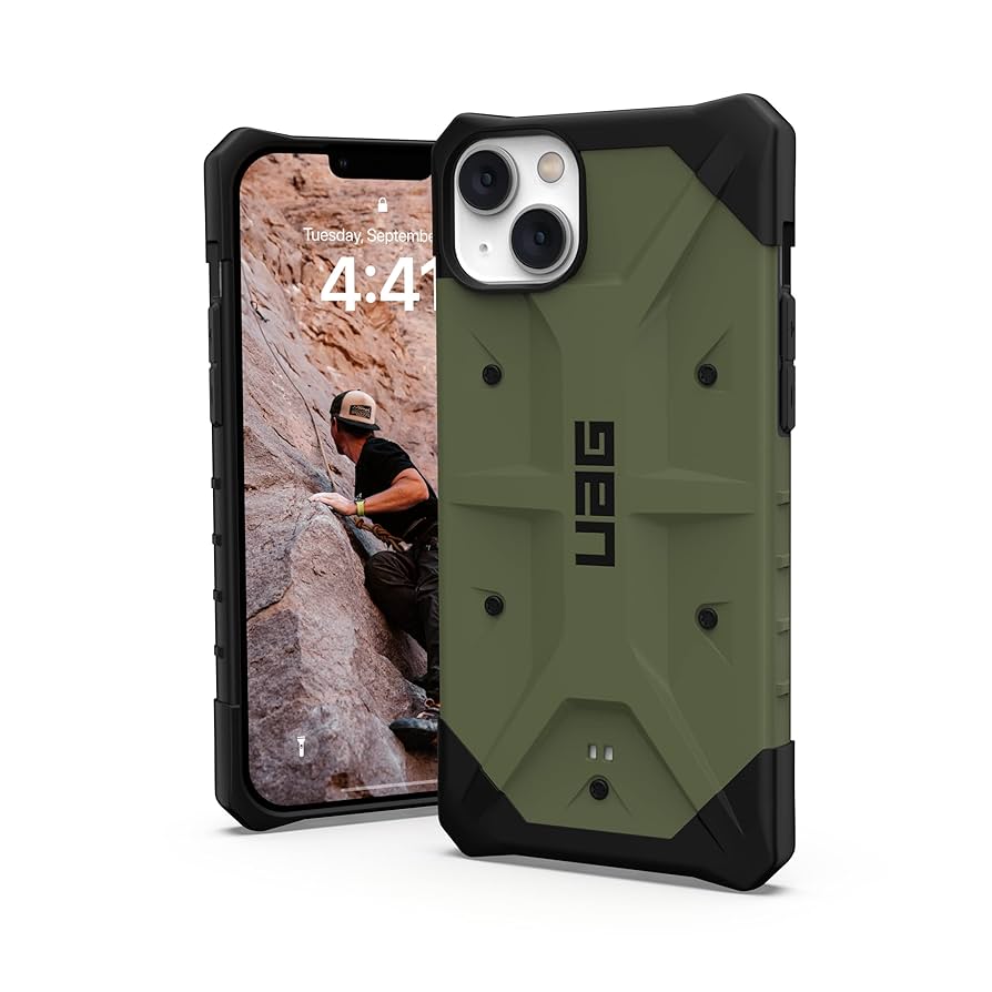 iPhone - mutation23 UAG Designed for iPhone 14 Plus Case Green Olive 6.7